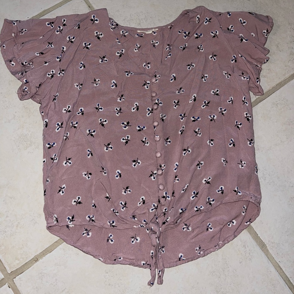 Purple blouse